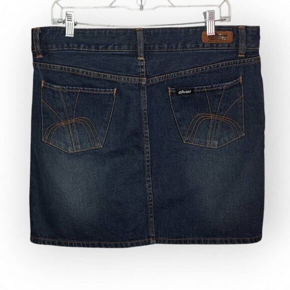 Etnies Junior's Emo Skater Y2K Denim Mini Skirt size 11 - Picture 3 of 7